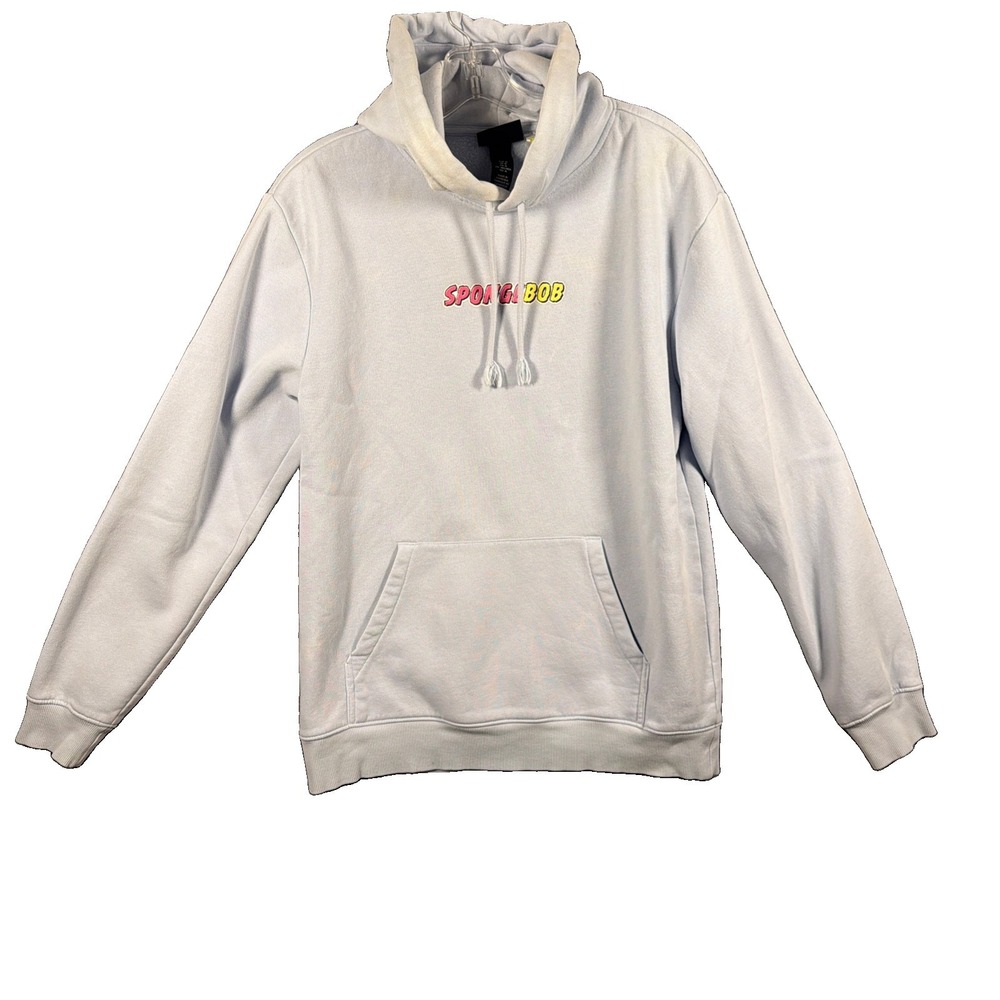 Unisex,M,Hoodie,SpongeBob Squarepants Happiness Graphic Pullover, Blue